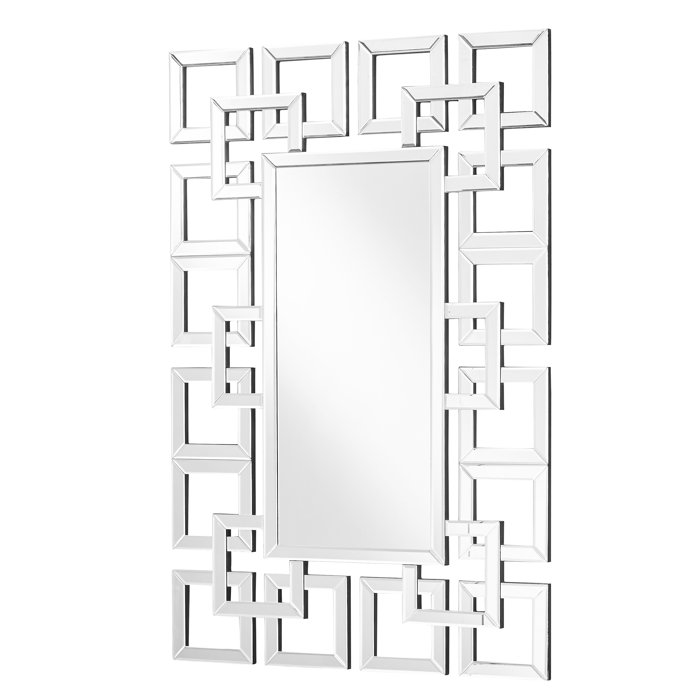 Willa Arlo Interiors Stillings Rectangle Wood Wall Mirror & Reviews